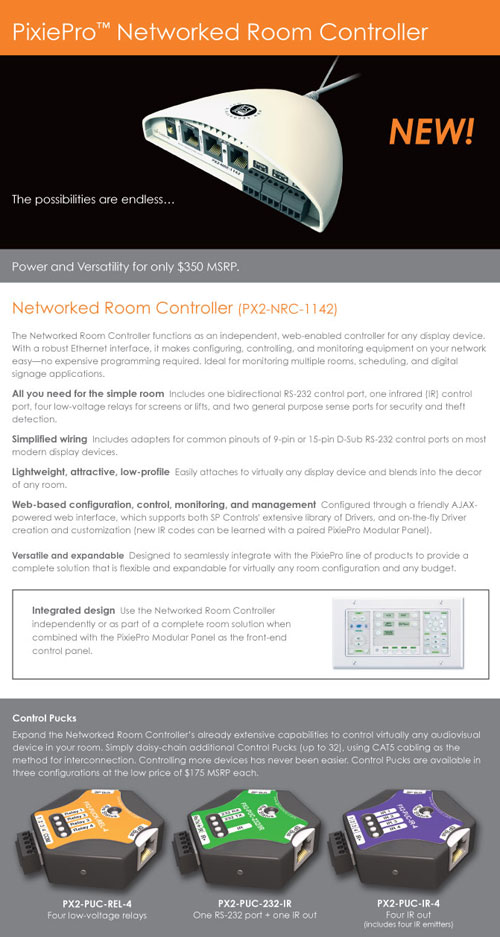 Networked Room Controller