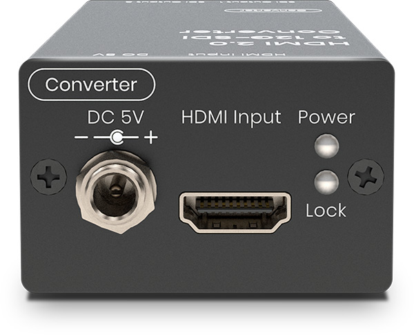 ממיר/קונוורטר 4K HDMI ל 12G SDI - גב