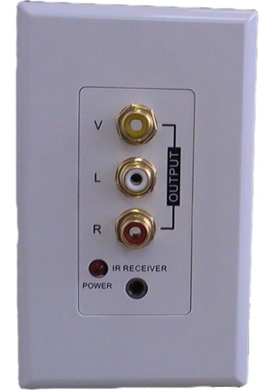 Infra-Red Receiver With Audio/Video