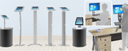 Ergonomic workstations & stands for Tablet / iPad